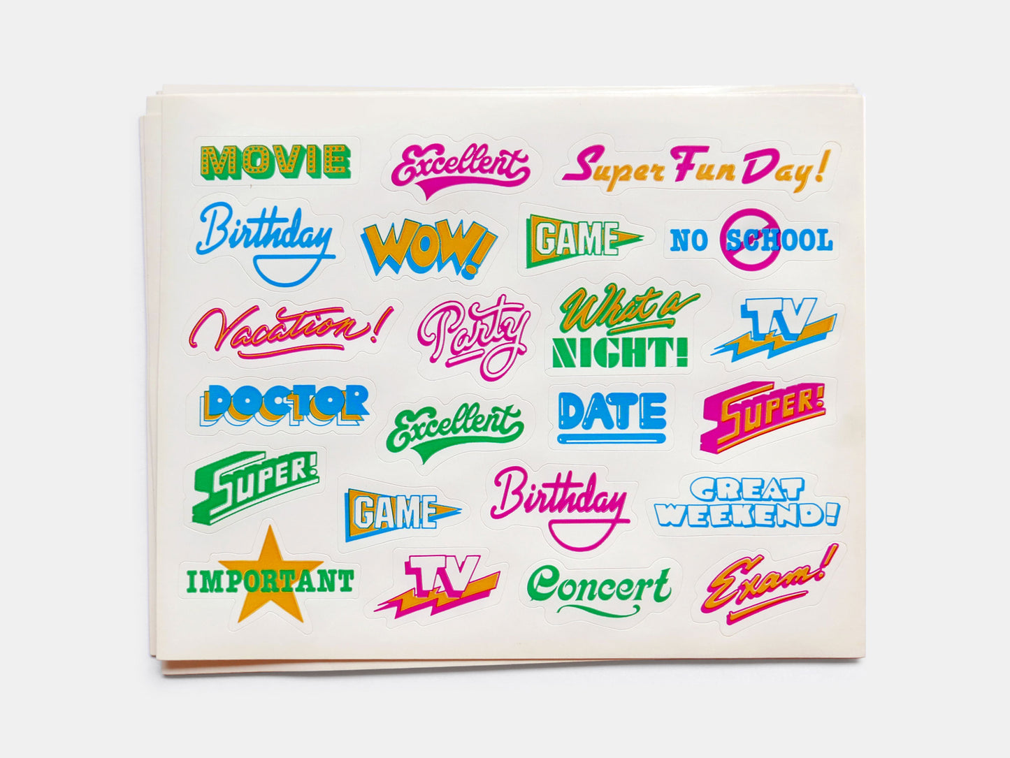 Fun Sticker Sheets (1990s)