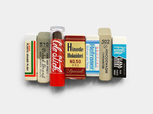 Vintage Japanese Erasers