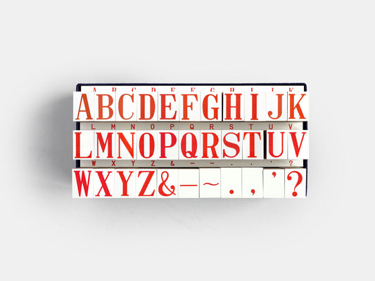 Alphabet Stamp Set (Serif)