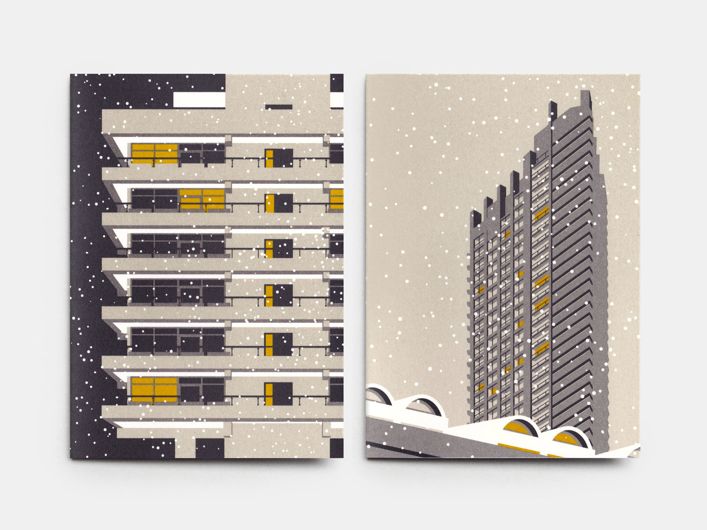 Barbican Snow Scenes