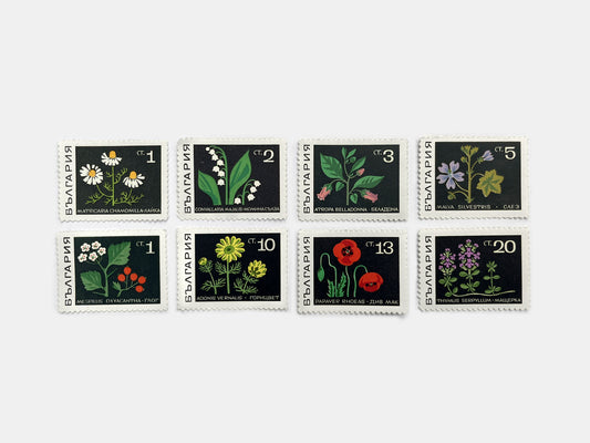 Bulgarian Flora Stamps (1969)