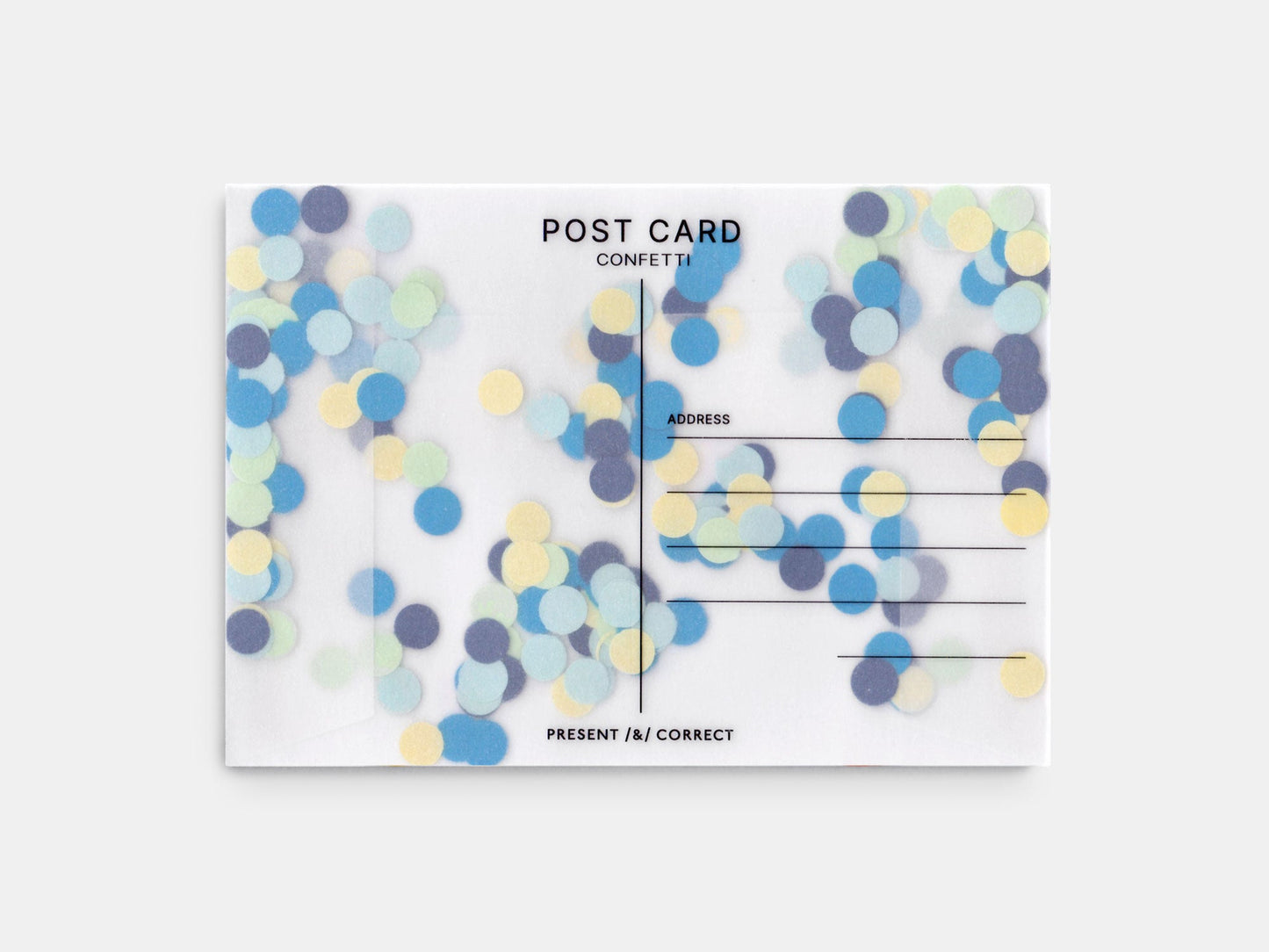 Confetti Postcard