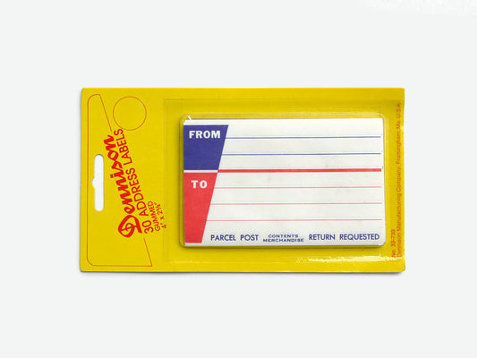 Parcel Post Labels (1980s)