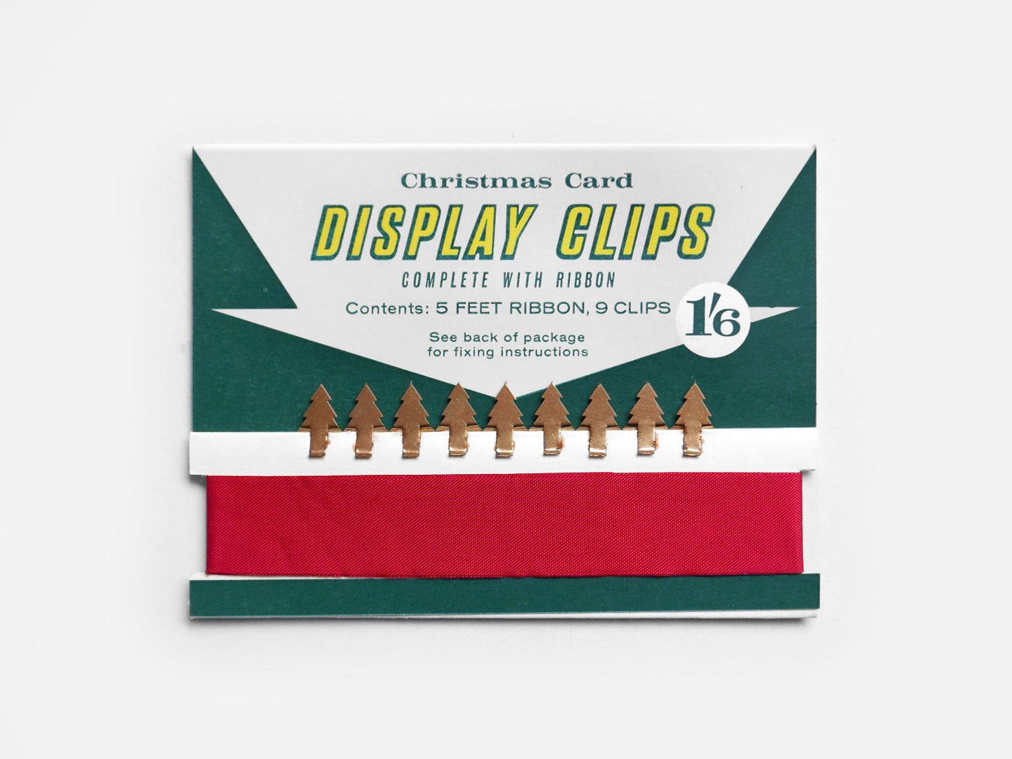 Christmas Card Display Clips (1970s)