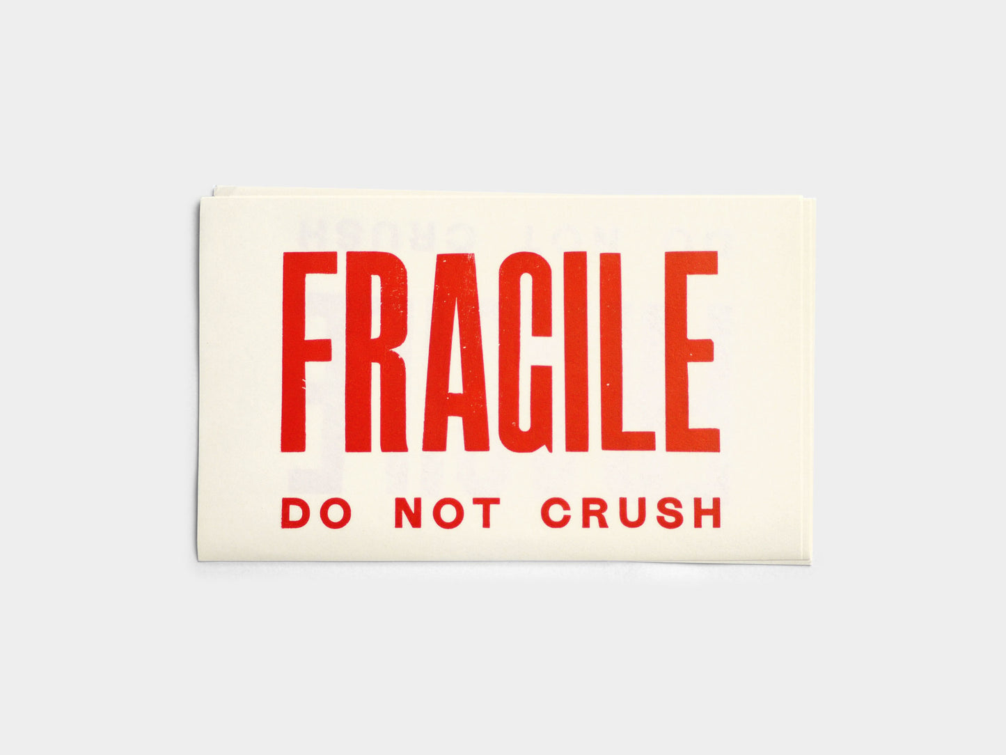 Fragile Label (XL)