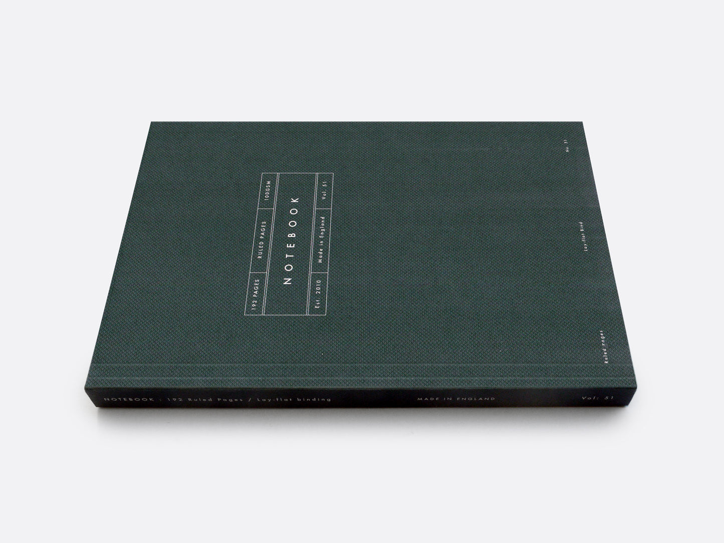 Lay-Flat Ruled Notebook
