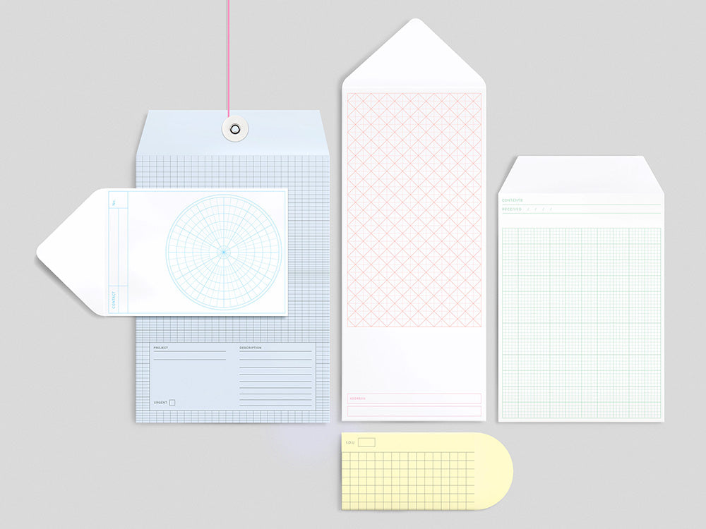 Mail Box Graph Envelope Set