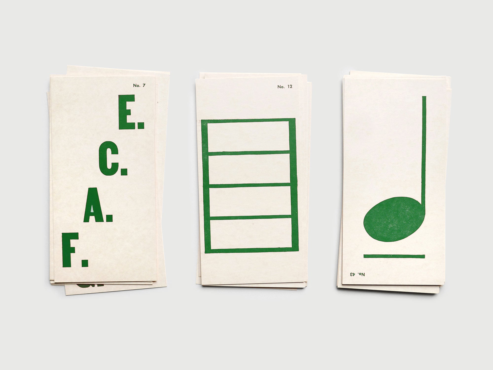 Music Flash Cards (x6) Present & Correct