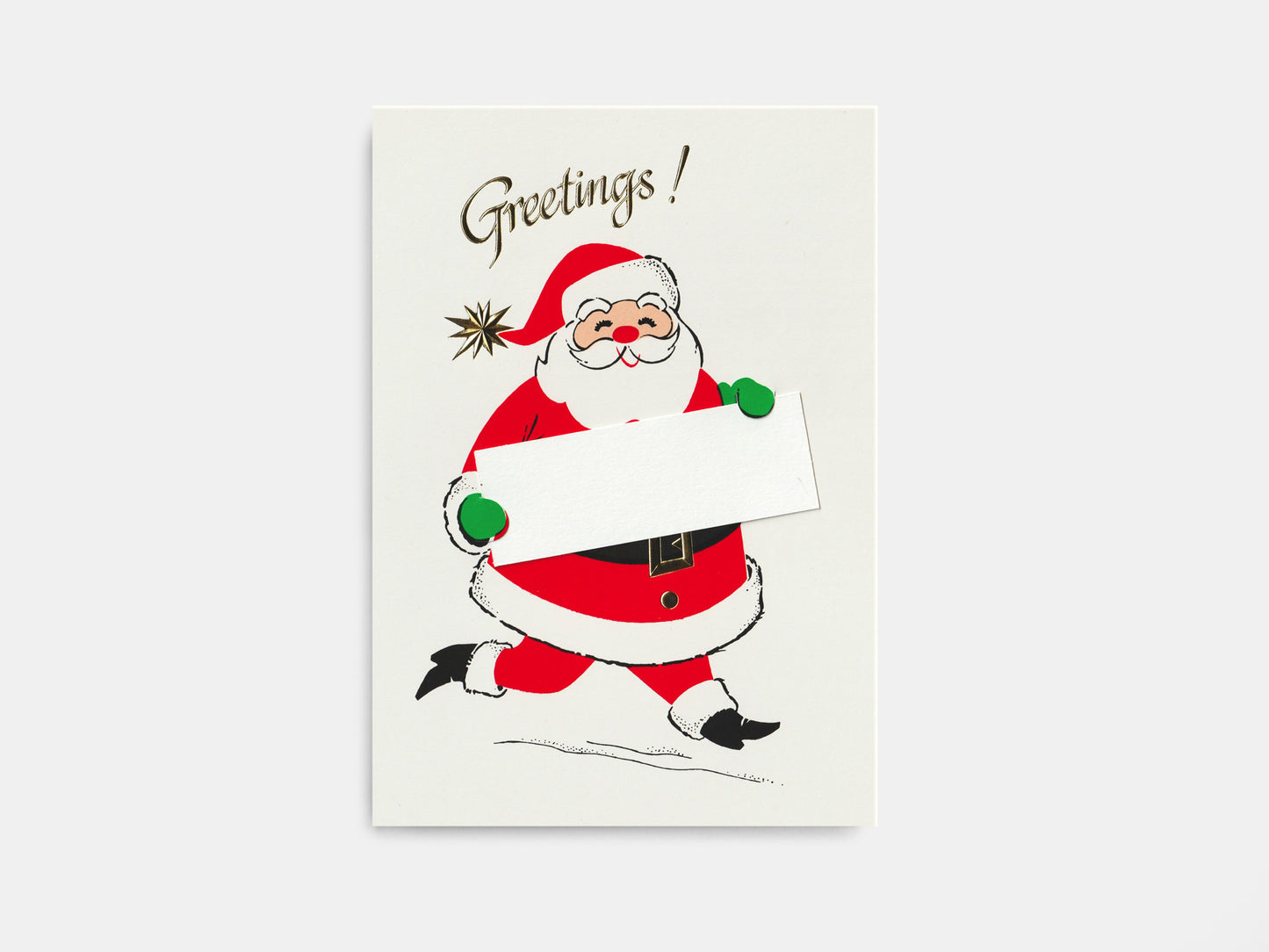 Santa Message Card (1970s)