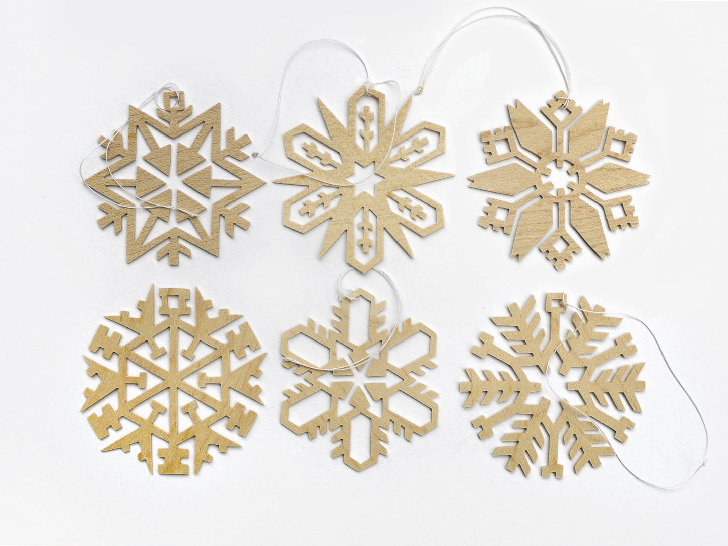 DDR Wooden Snowflakes