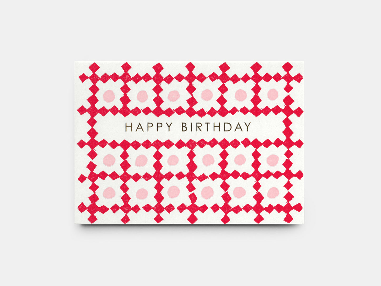 Spots & Diamonds Birthday Card