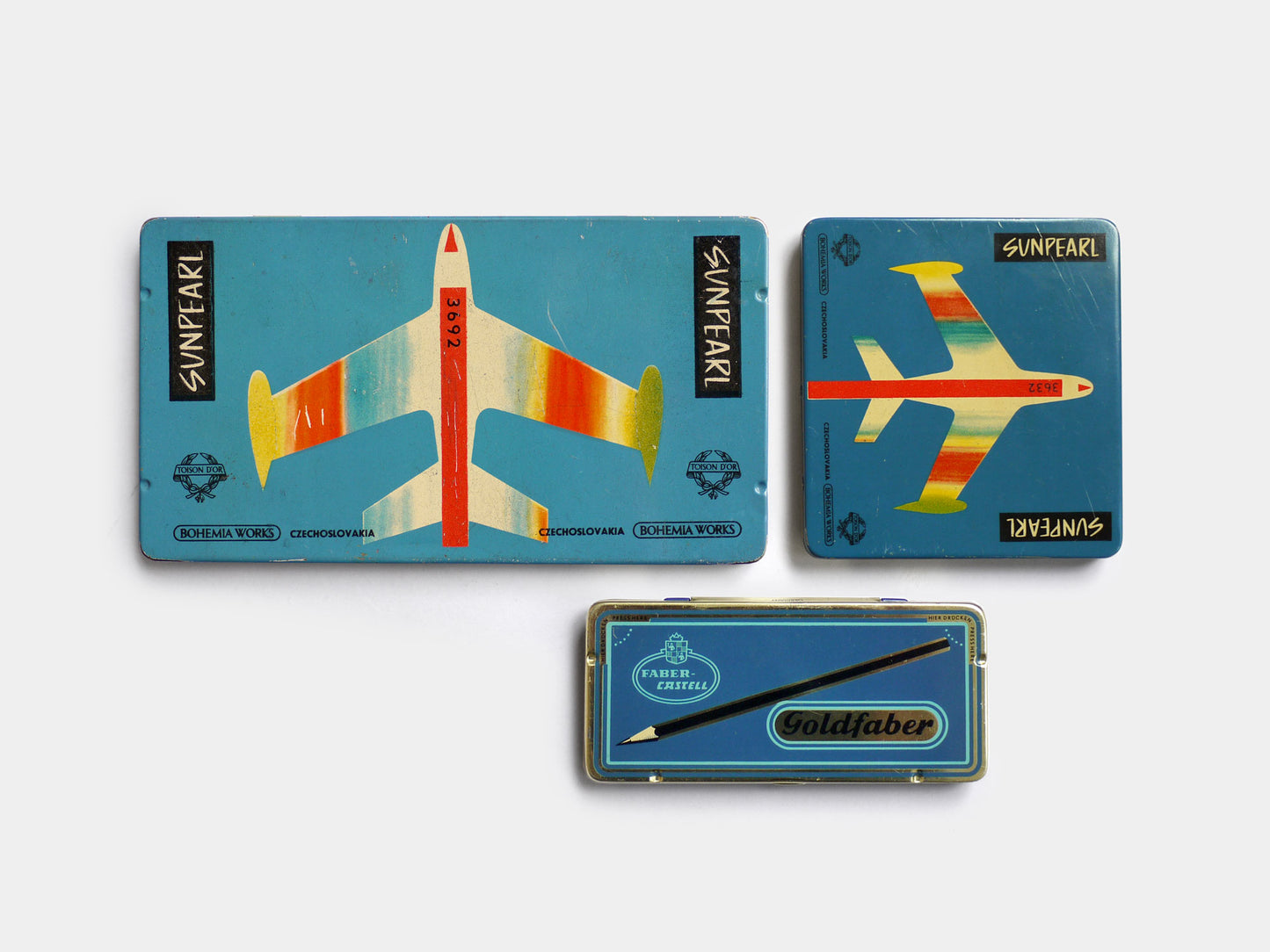 1960s Pencil Tins