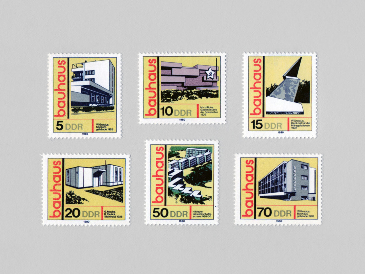 Bauhaus Stamp Set