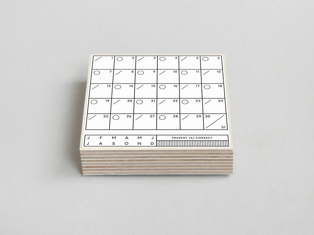 Calendar Rubber Stamp