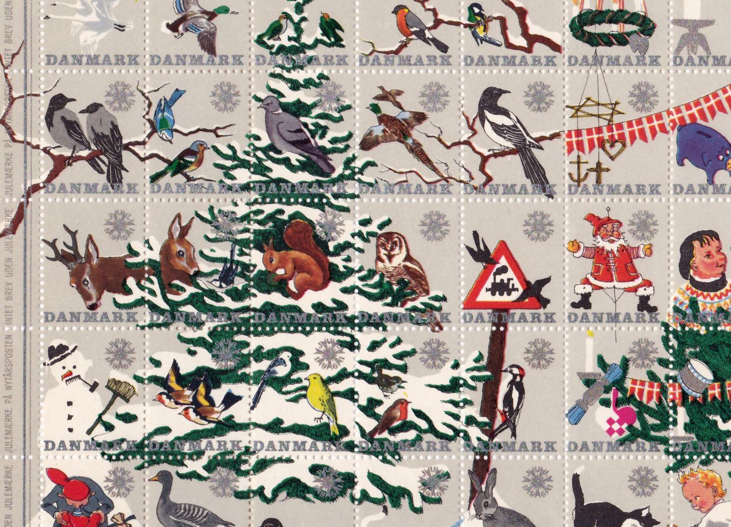 Denmark Stamp Sheet (1961)