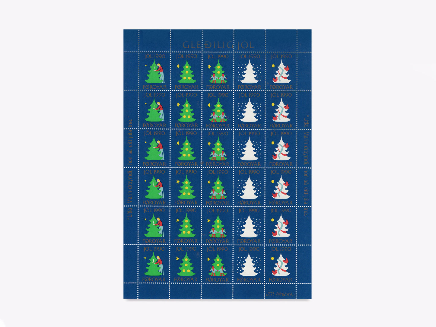 Faroe Tree Stamps (1990)
