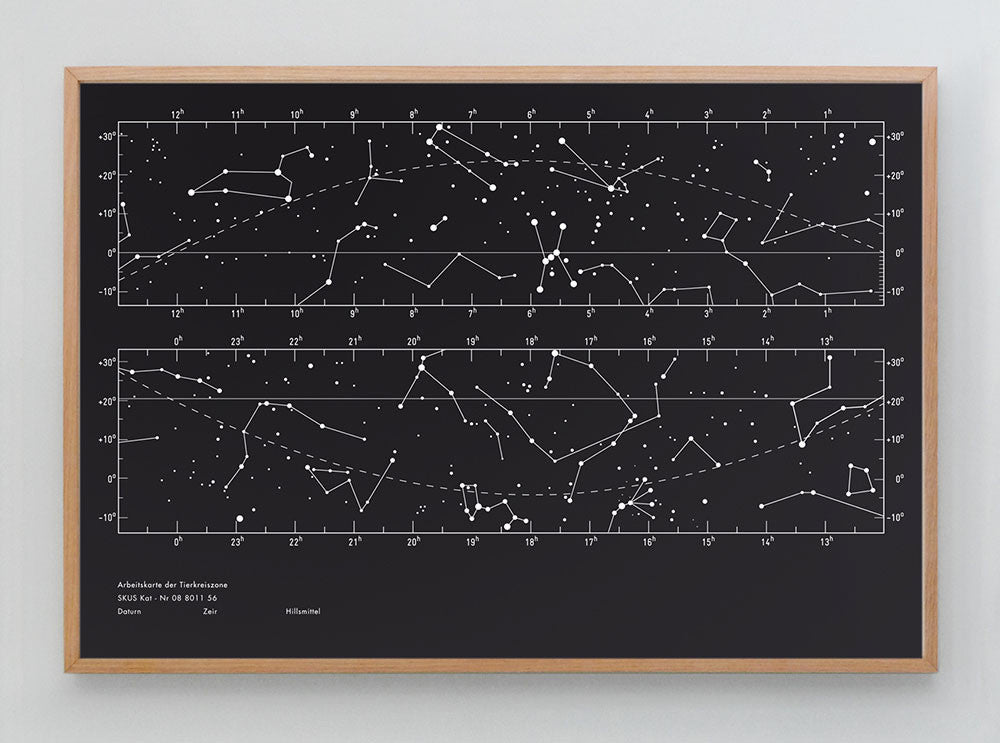 Letterpress Star Charts