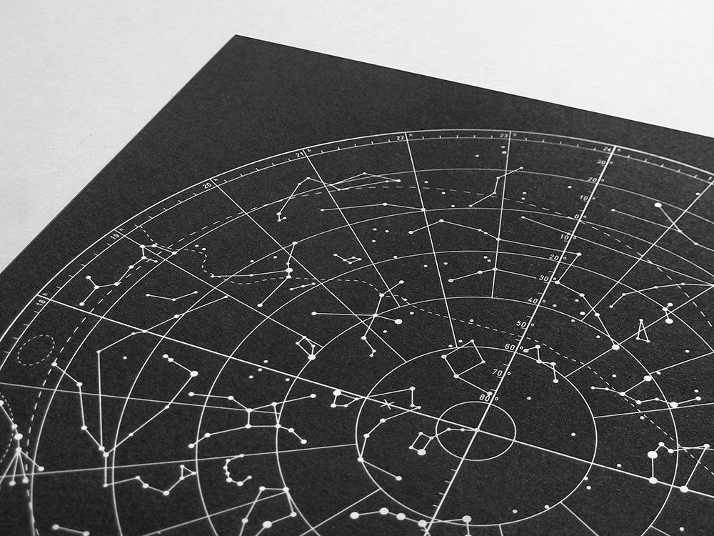 Letterpress Star Charts