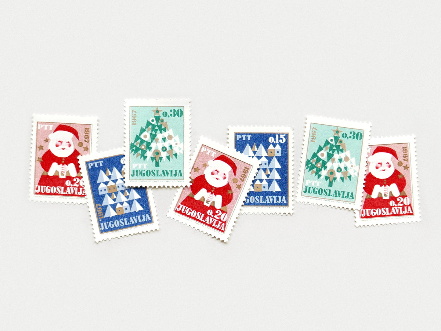 Yugoslavia Christmas Stamps (1967)