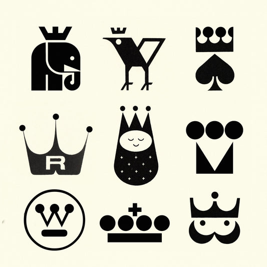 Mid Century Crown Logos.