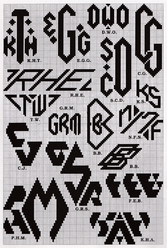 Needlework Monograms, 1982.