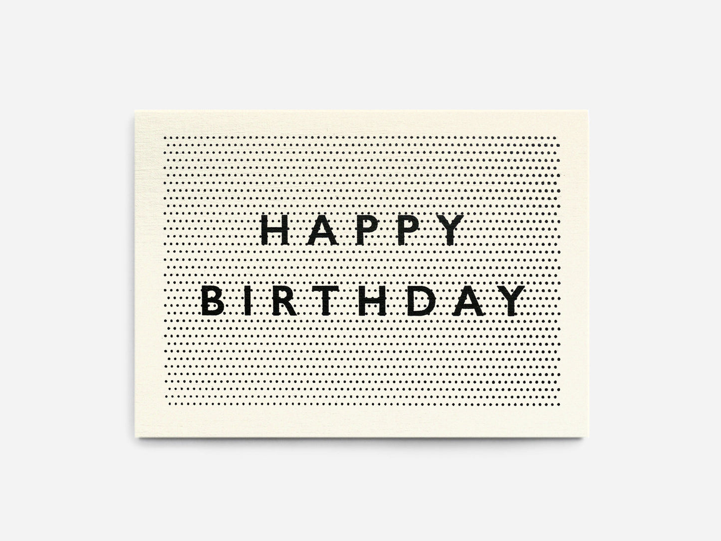 Halftone Birthday Card