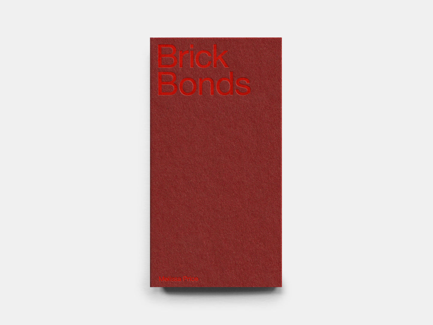 Brick Bonds Book