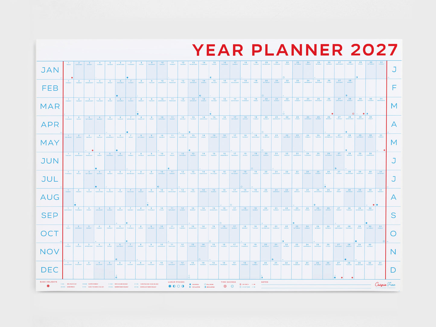 2027 Wall Planner