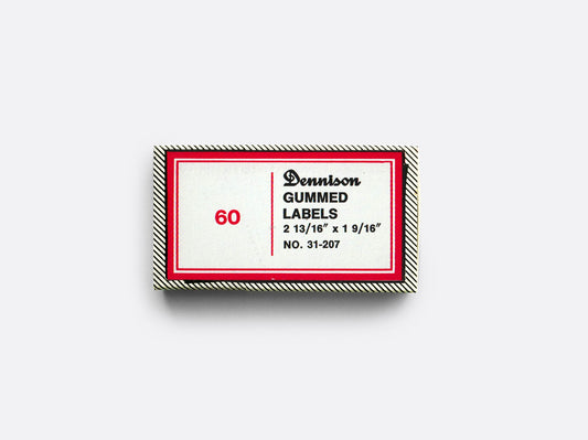Dennison Gummed Labels (1970s)