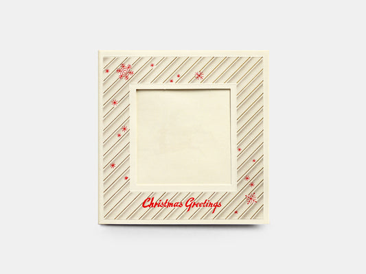 Stripe Photo Frame Card (1960s)