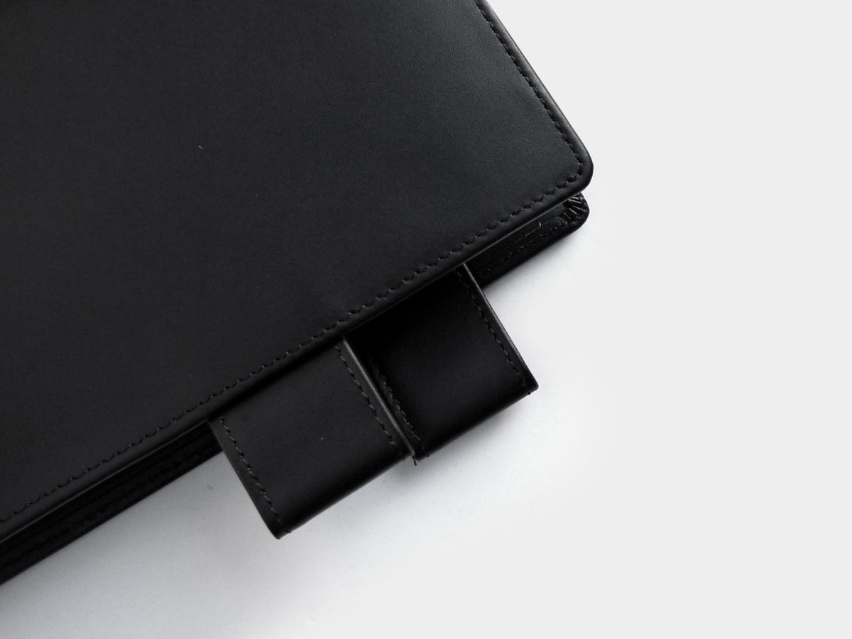 Black Leather Hobonichi Cover (A5/A6)