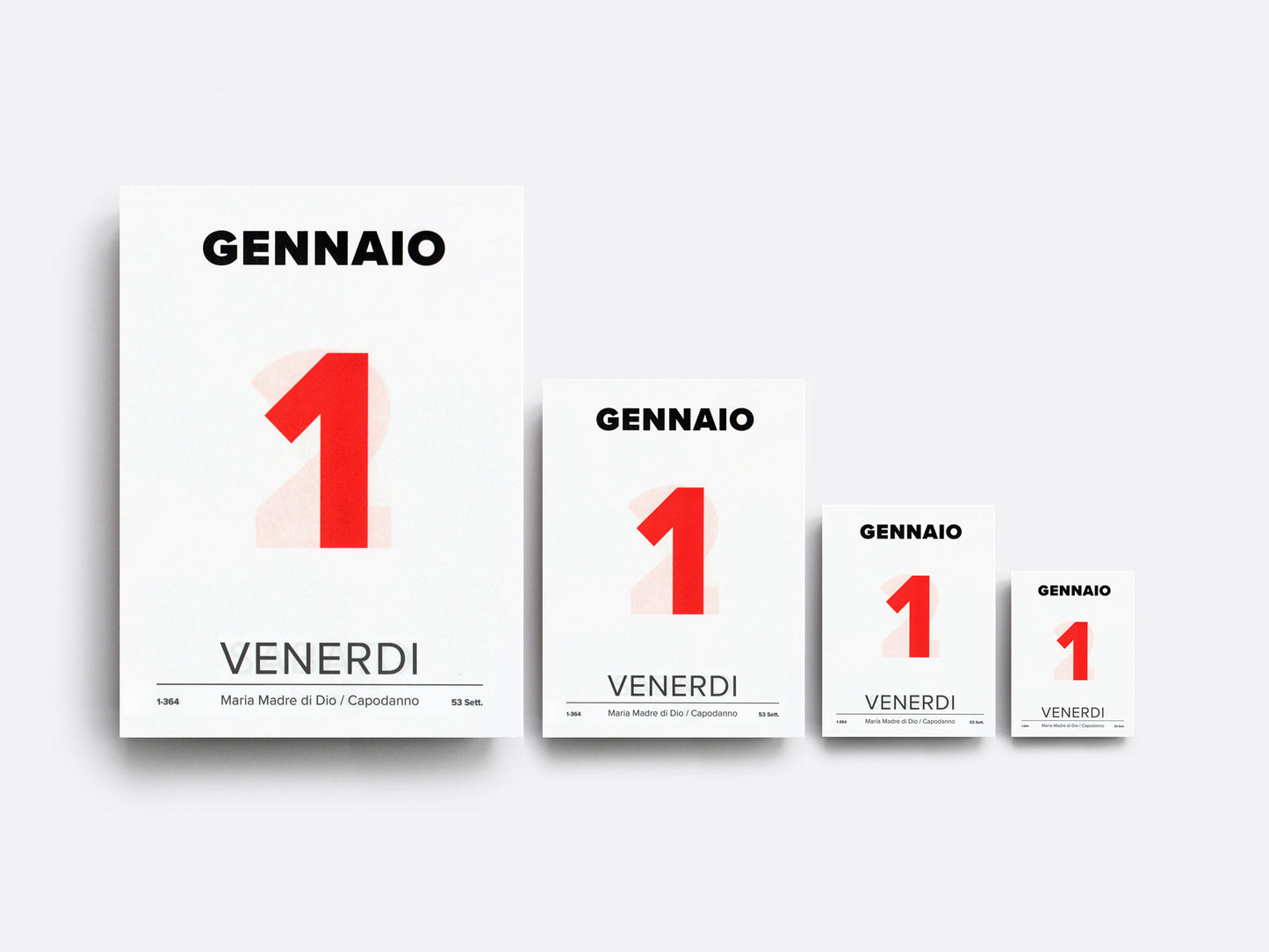 Italian Calendar 2027