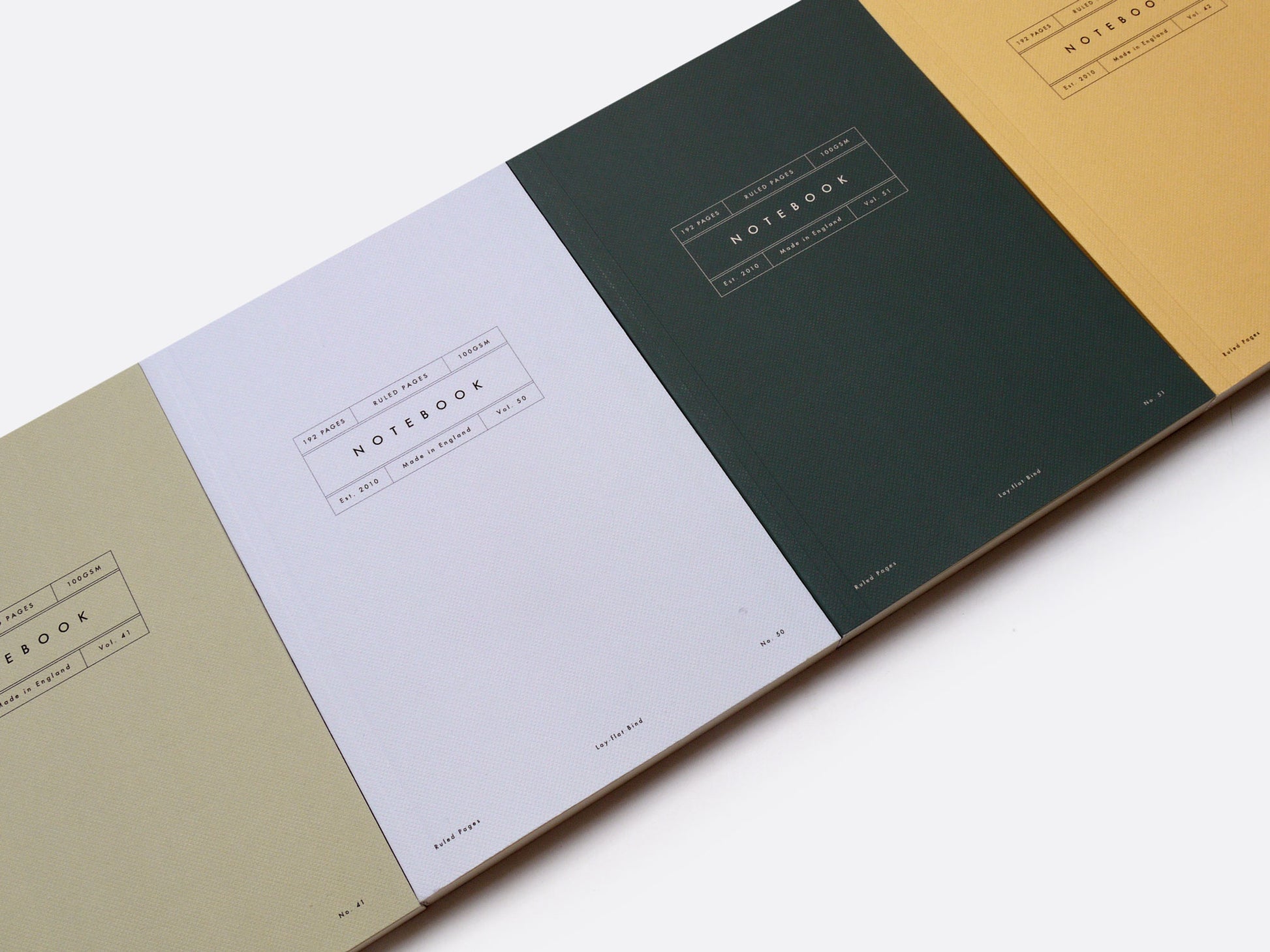 Lay-Flat Ruled Notebook (slim) – Present & Correct