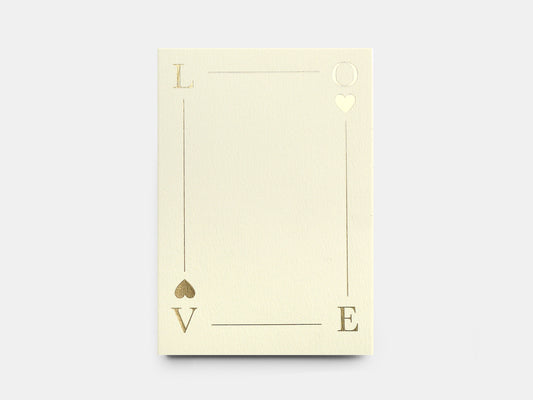 Love Playing Card