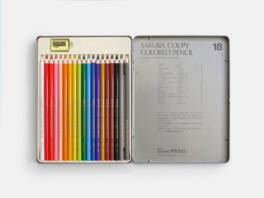 Sakura Coloured Pencil Tin (1970s)