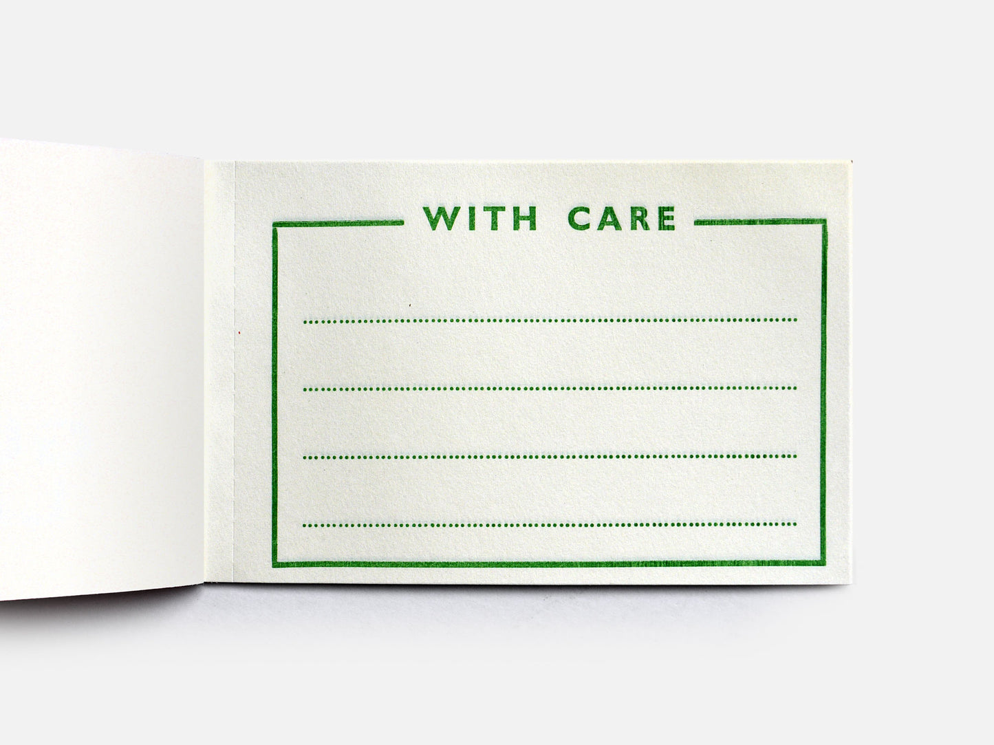 'With Care' Label Book (1980s)