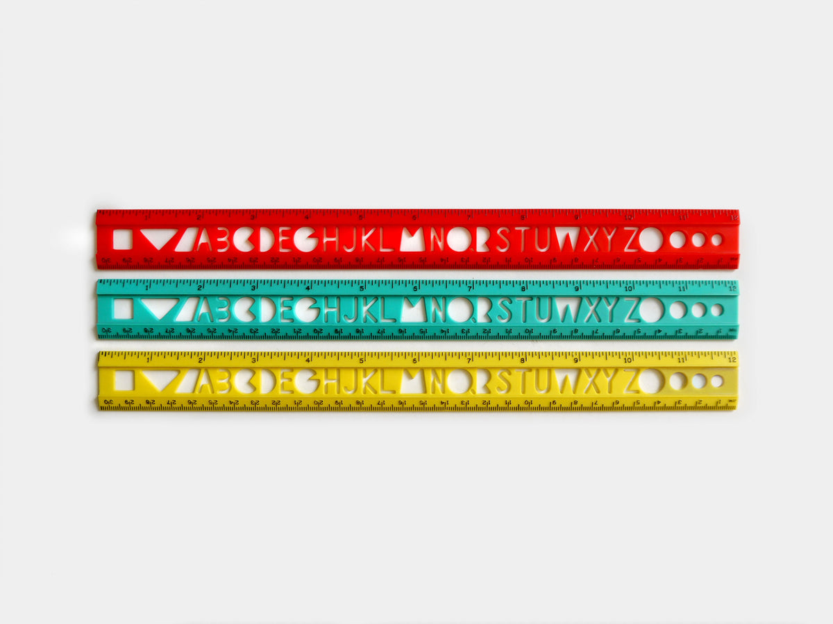 Alphabet Stencil Ruler (1963)