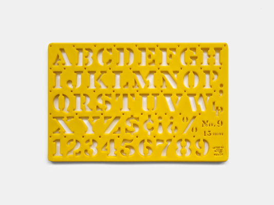 Plastic School Stencil