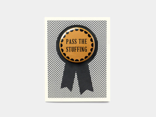 Stuffing Badge Card