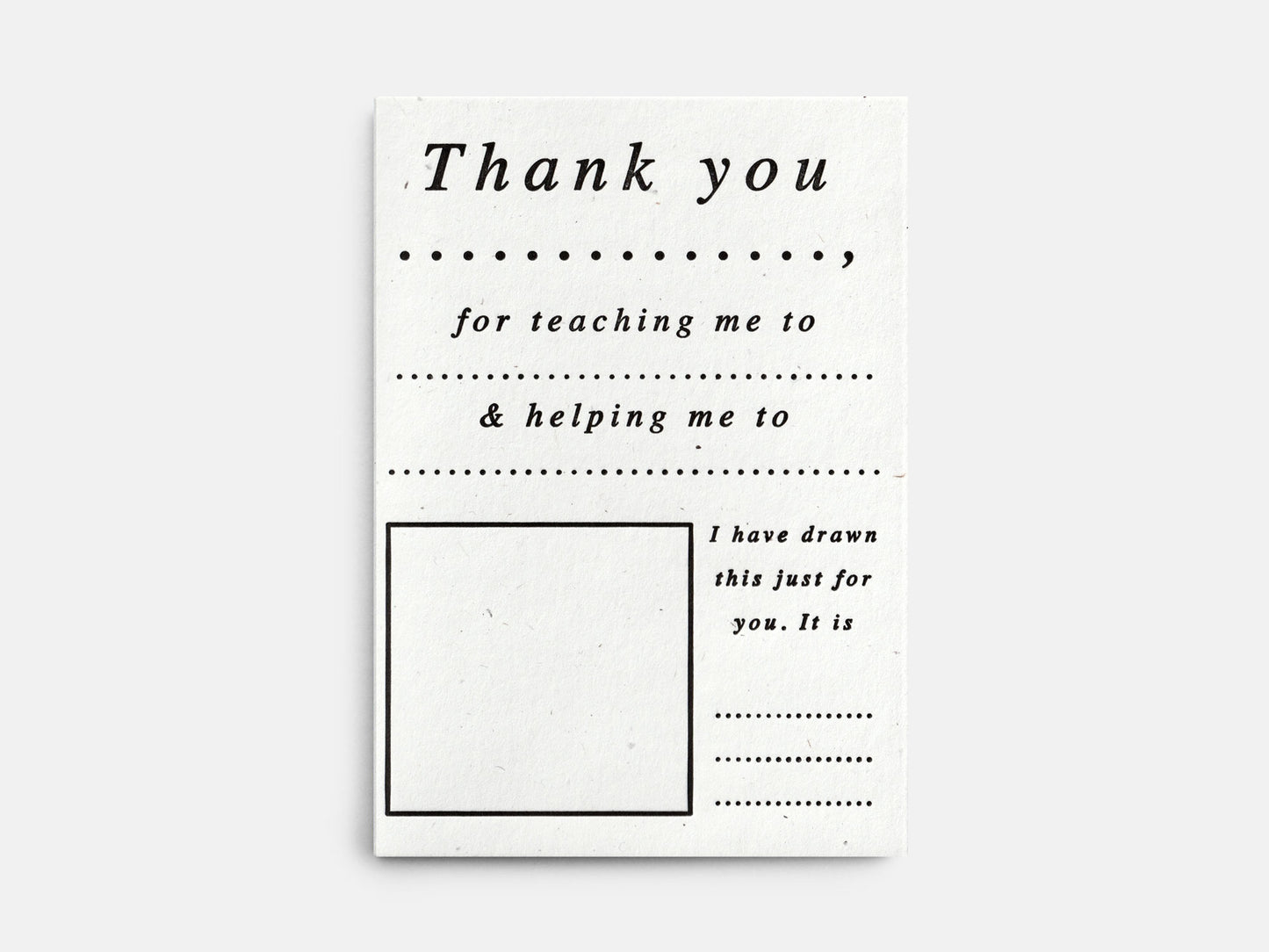 Thank You Form