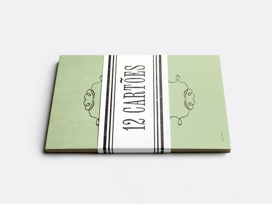 12 Letterpress Postcards