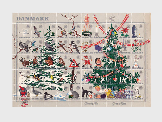 Denmark Stamp Sheet (1961)