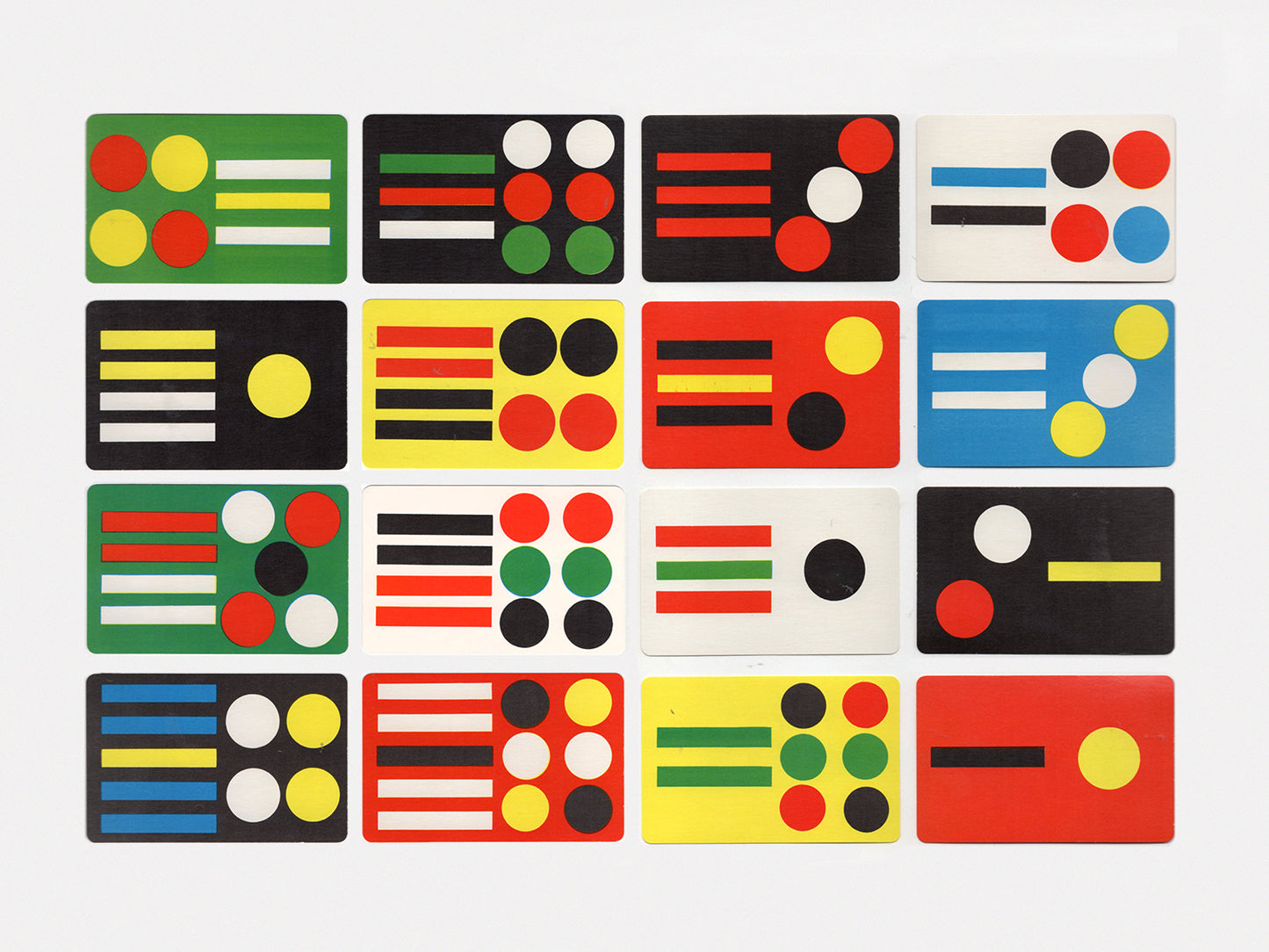6 x Spots & Stripes Cards (1958)