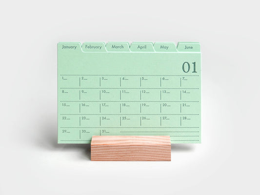 Index Card Calendar