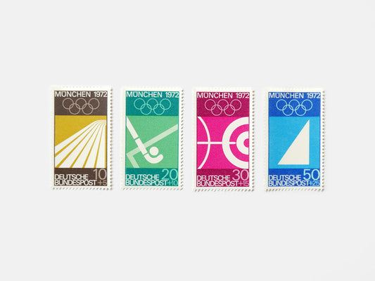 Munich Olympic Stamps 1972