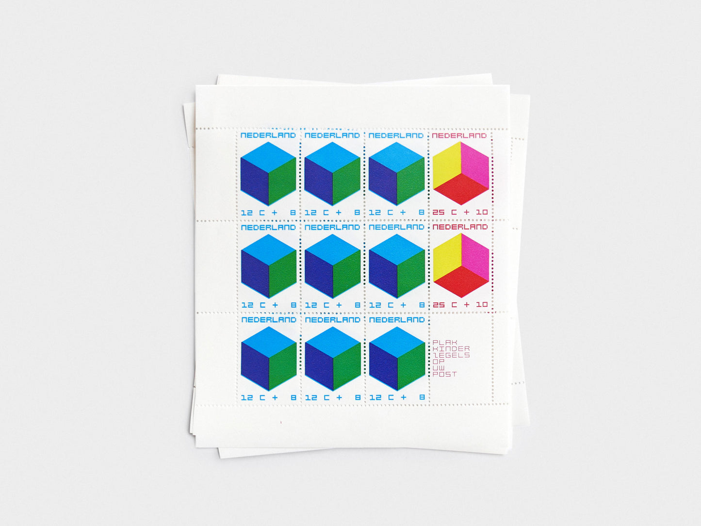 Cubes Stamp Block
