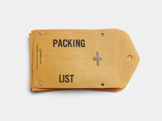 Packing List Envelope