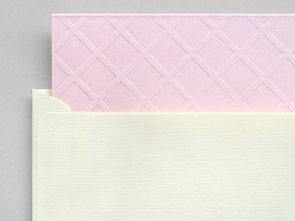 Pink Wafer Birthday Card