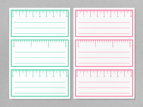 Ruler Labels – Present & Correct