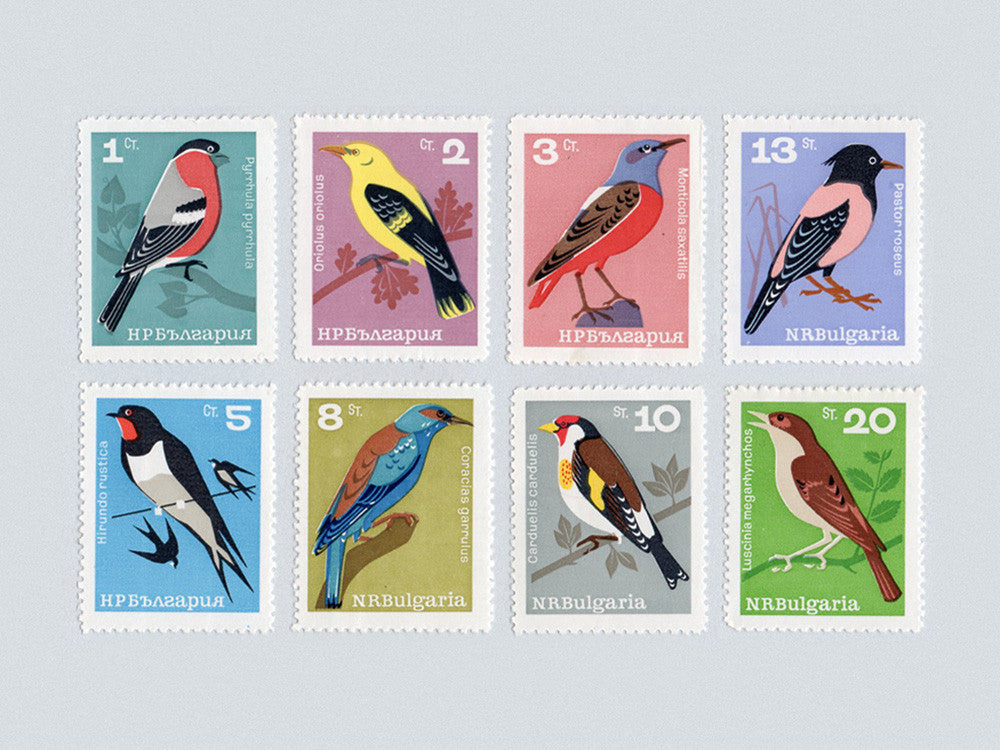 Bulgarian Bird Stamps (1964)